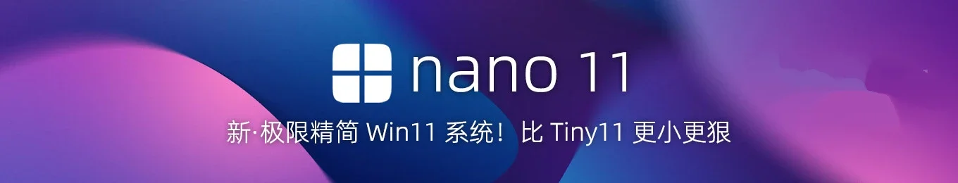 图片[1]-Nano11 超极限精简版 Win11 镜像！装好仅占 2.8G 空间「已开源」-大海资源库