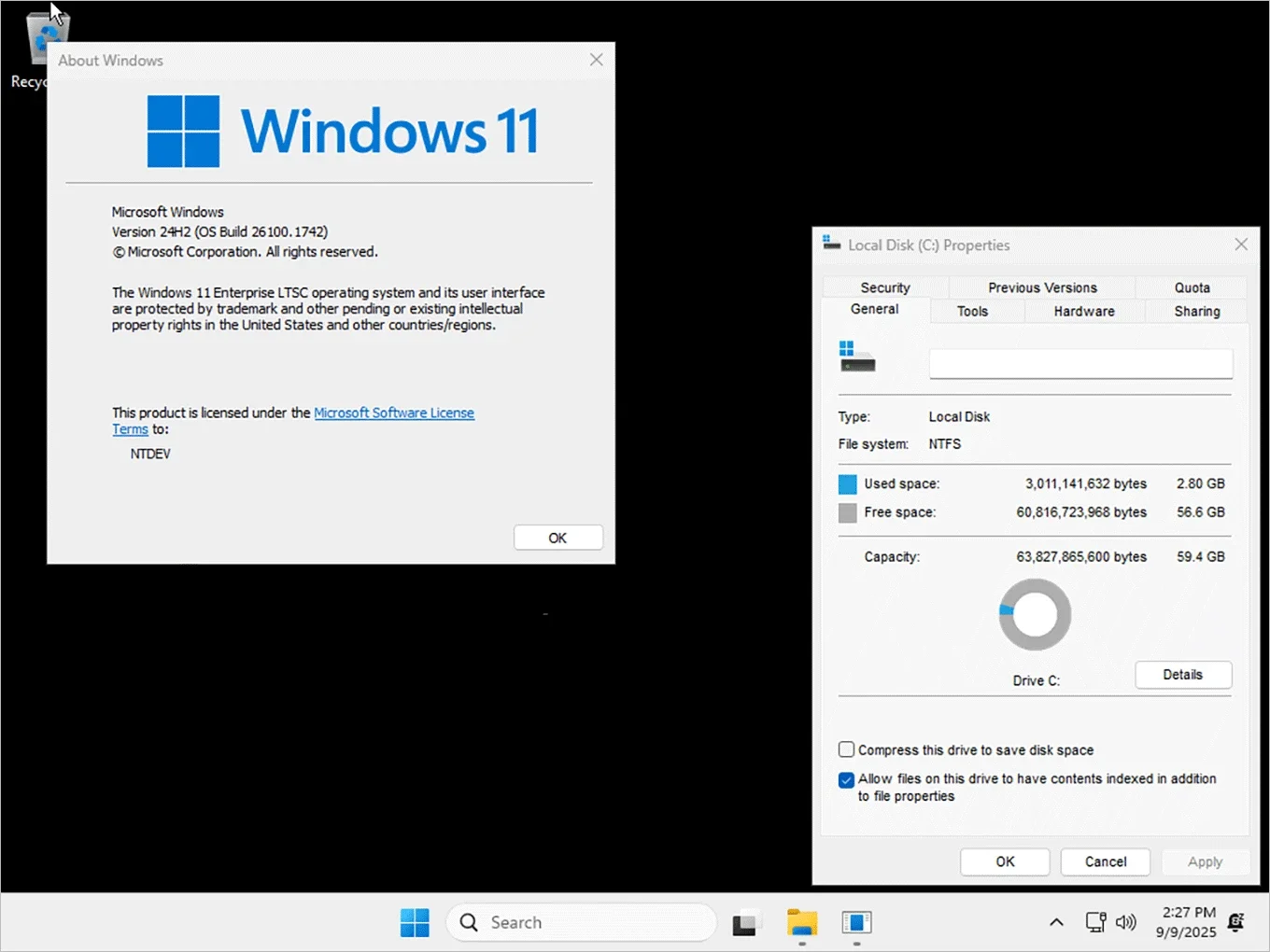 图片[2]-Nano11 超极限精简版 Win11 镜像！装好仅占 2.8G 空间「已开源」-大海资源库