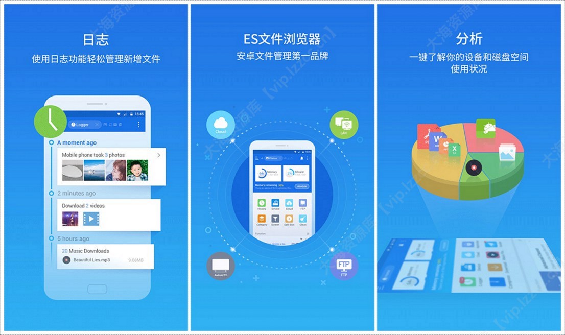 图片[1]-ES文件浏览器 v4.4.3.3 免广告破解版「让你的手机管理变简单」-大海资源库