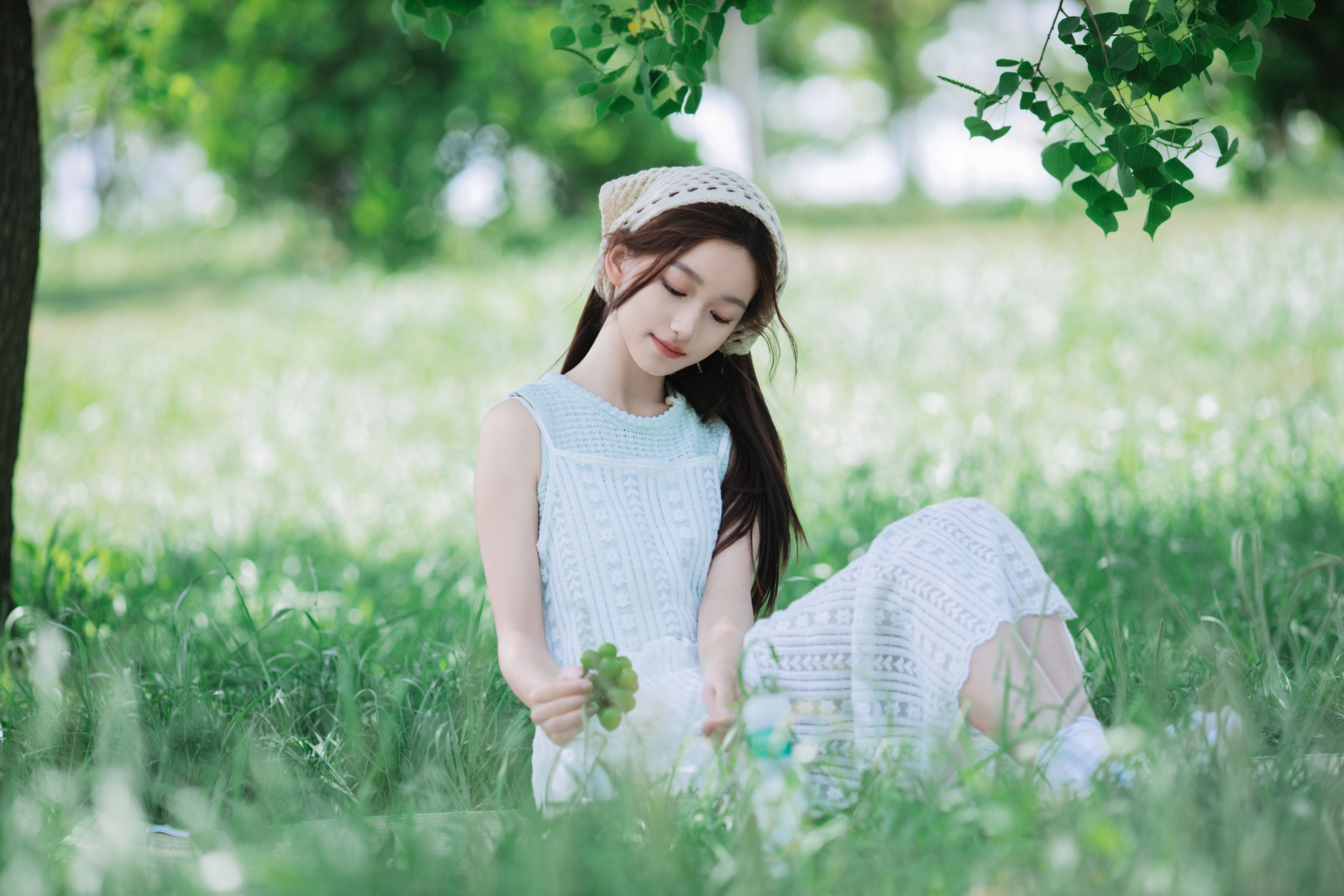 每日提升审美唯美写真——阴天情绪、夏日田园少女插图4