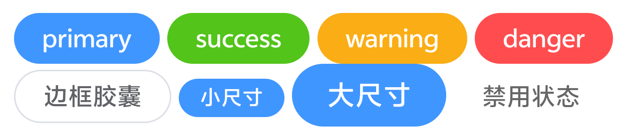 胶囊型按钮UI美化